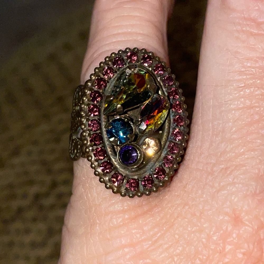 Volcano Cocktail Ring. Fits like a 6-7.